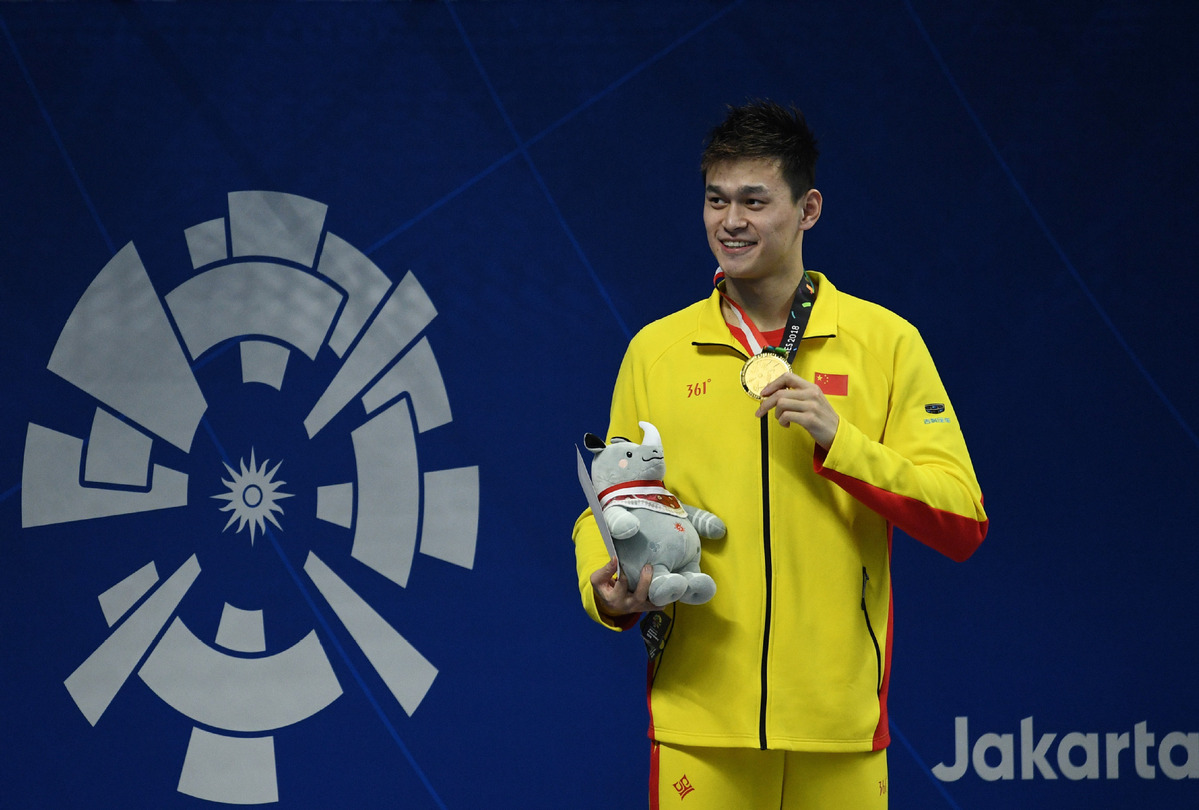 Gartendeko Aus HolzstÃ¤mmen Inspirierend China Sweeps asian Games Swimming events