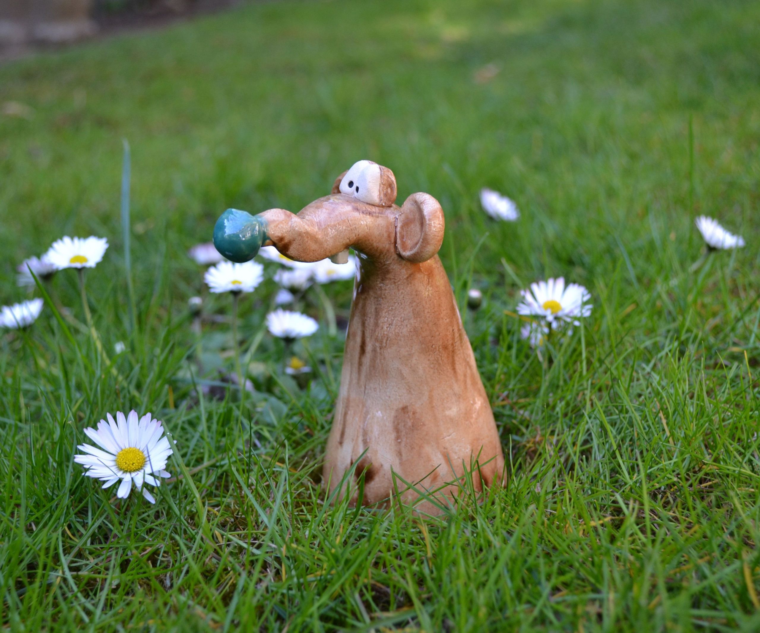 Gartendeko Aus ton Einzigartig Keramik Gartendeko Süße Maus Max
