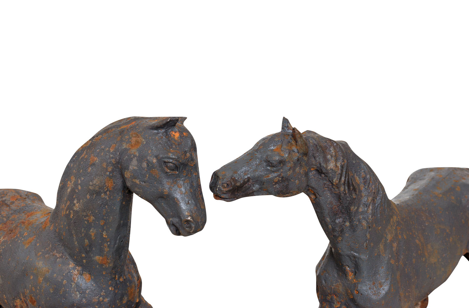 Gartendeko Eisen Best Of Garden Figure Pair Sculpture Statue Horse Garden Iron Rust Antique Style 38cm