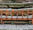 Gartendeko Eisen Rostig Genial Beetstecker Zaun Beeteinfassung Antik Stil Eisen Rostig