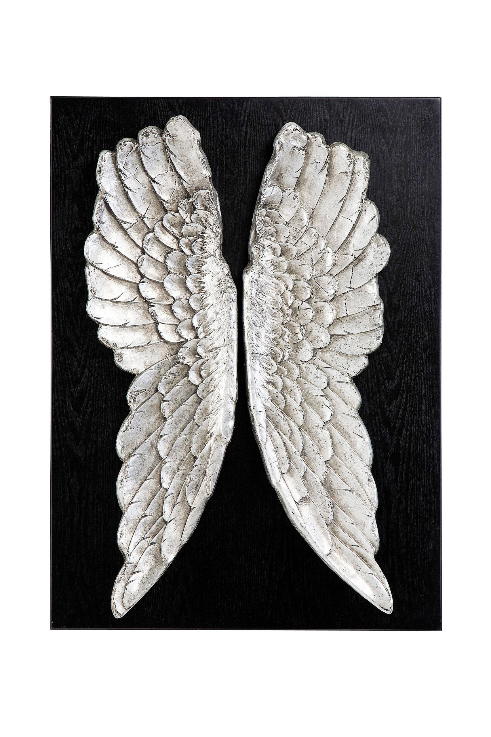 Gartendeko Engel Einzigartig Kare Design Wandschmuck Wings Mit Silbrig Glänzenden Flügeln