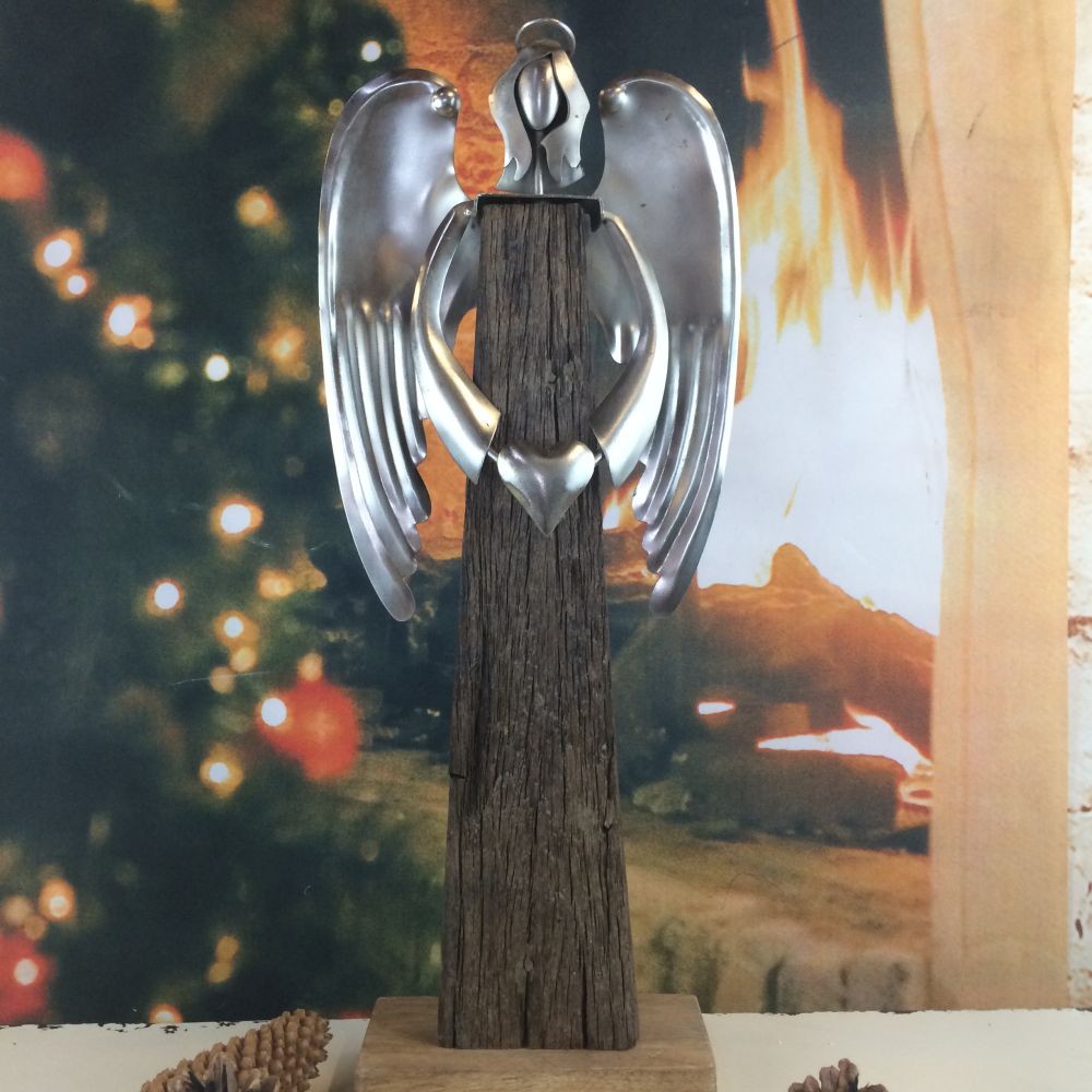 Gartendeko Engel Inspirierend Engel Aus Stahl Holz