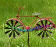 Gartendeko Fahrrad Neu Windspiel Windrad Metall Gartendeko Rotes Fahrrad Herrenrad