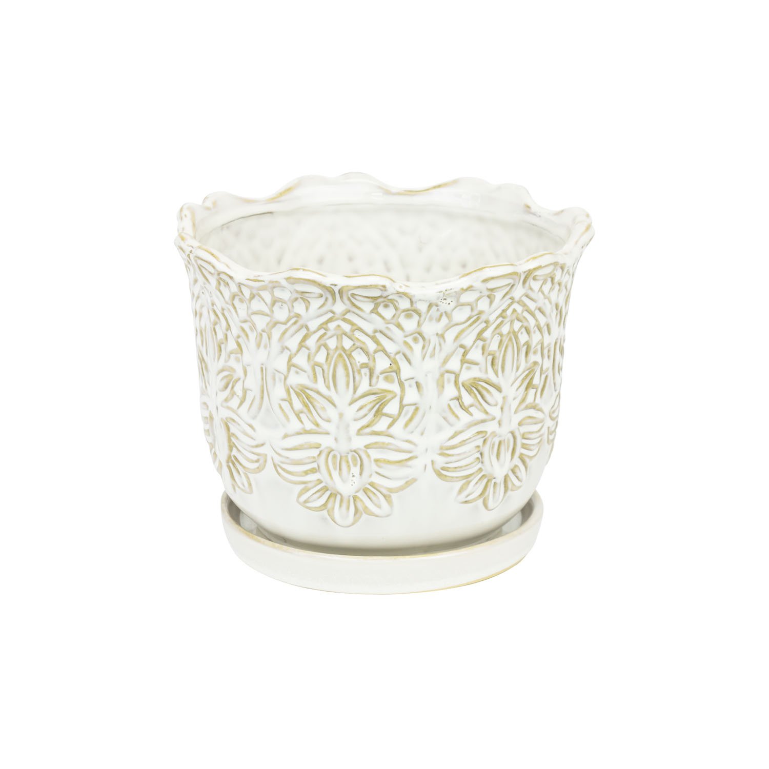 Gartendeko Keramik Inspirierend Blumentopf Keramik Untersetzer D 15 5 Cm Weiss Blumenvase