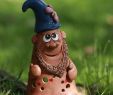 Gartendeko Keramik Schön Ceramic Cute Gnome Tealight Holder Hand Made by