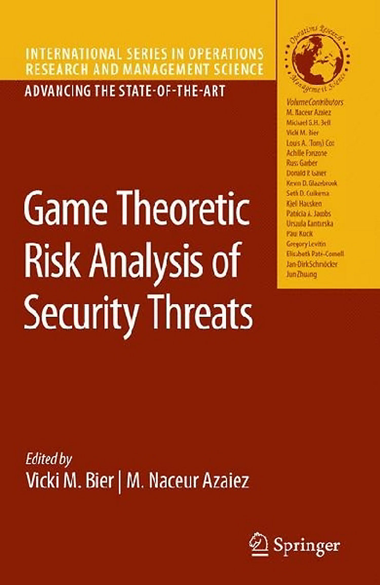 Gartendeko Maritim Schön Game theoretic Risk Analysis Of Security Threats Buch
