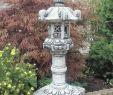 Gartendeko SÃ¤ule Neu Kleine Japanische Steinlaterne Pagode Gartenfiguren Aus