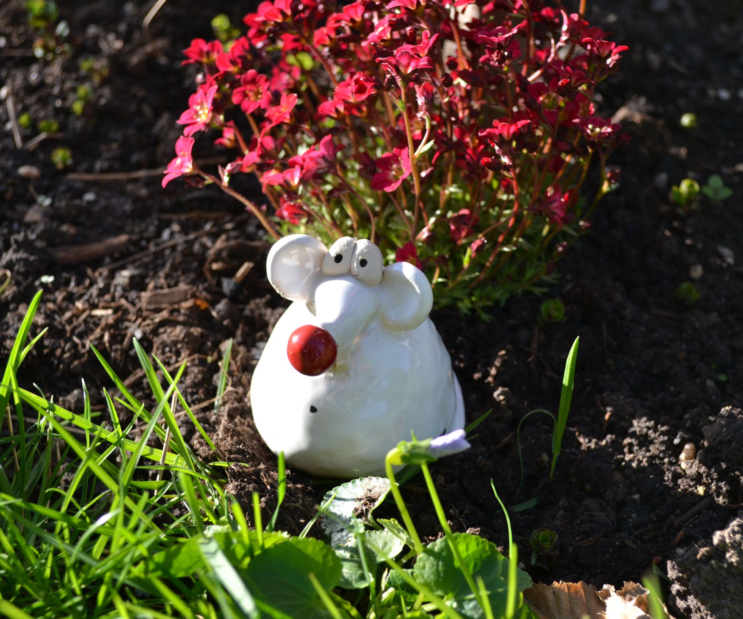 Gartendeko Stein Inspirierend Ceramic Garden Decoration Cute Mouse Pinky In 2019