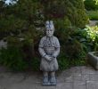 Gartendeko Terracotta Schön Chinese Terracotta Warrior General Statue