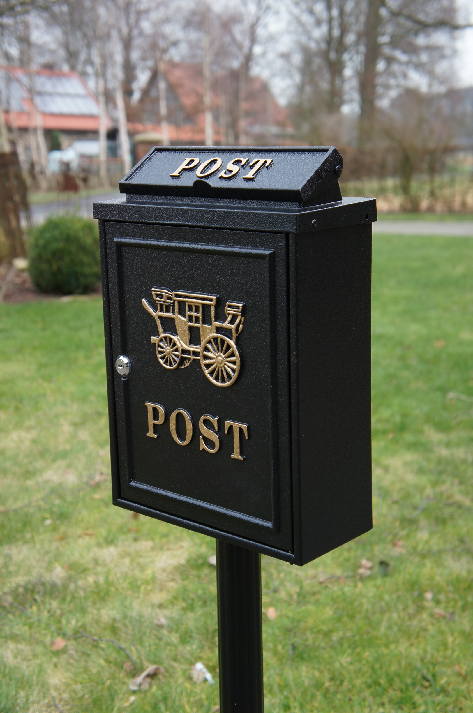 Gartendeko24 Frisch Briefkasten Standbriefkasten Säulenbriefkasten Postkasten