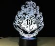Gartendekoration Schön Großhandel 3d Harry Potter Nachtlicht Hogwarts Entfärbung Magie Schule Led Lampe Luminaria Schlafzimmer Dekor Linternas Rgb Tischlampe Ly Von