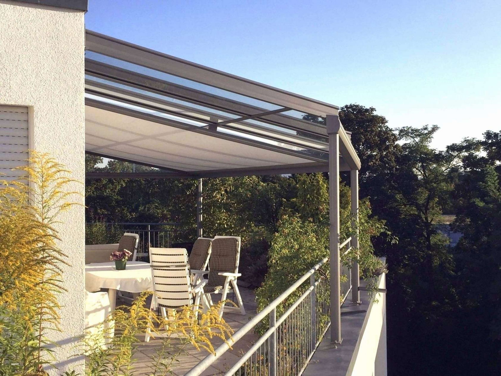 Gartengestaltung Günstig Elegant Terrasse Blickdicht Machen — Temobardz Home Blog