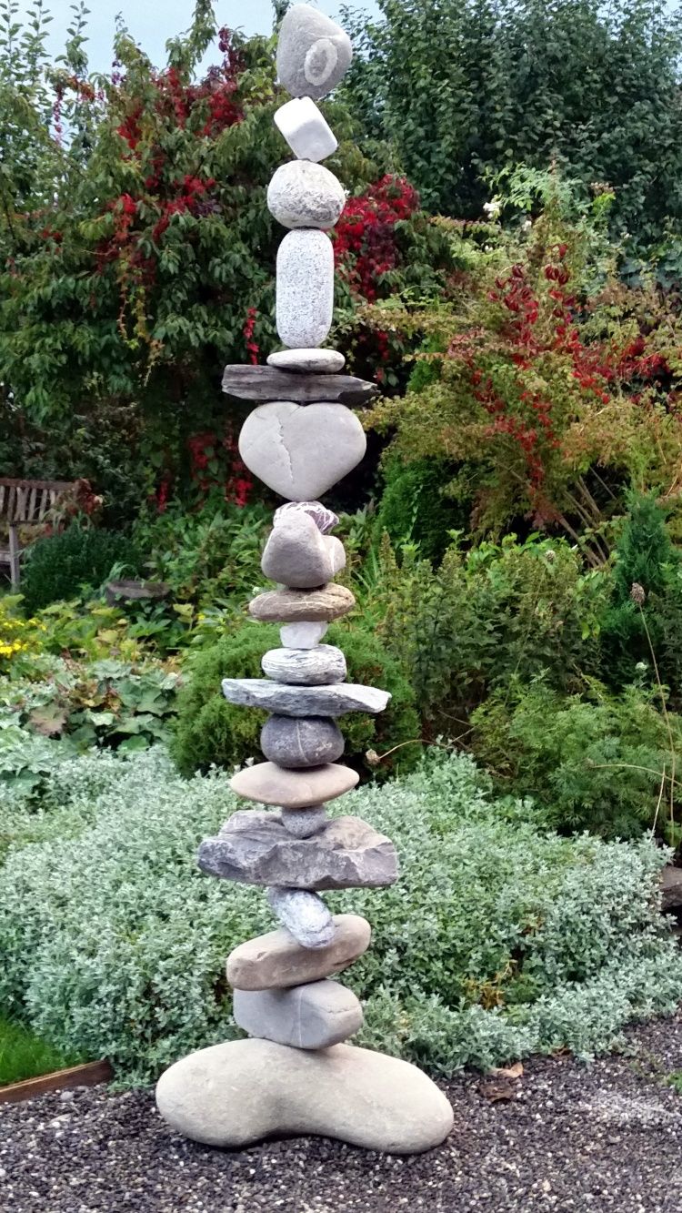 Gartengestaltung Steine Luxus Steinturm