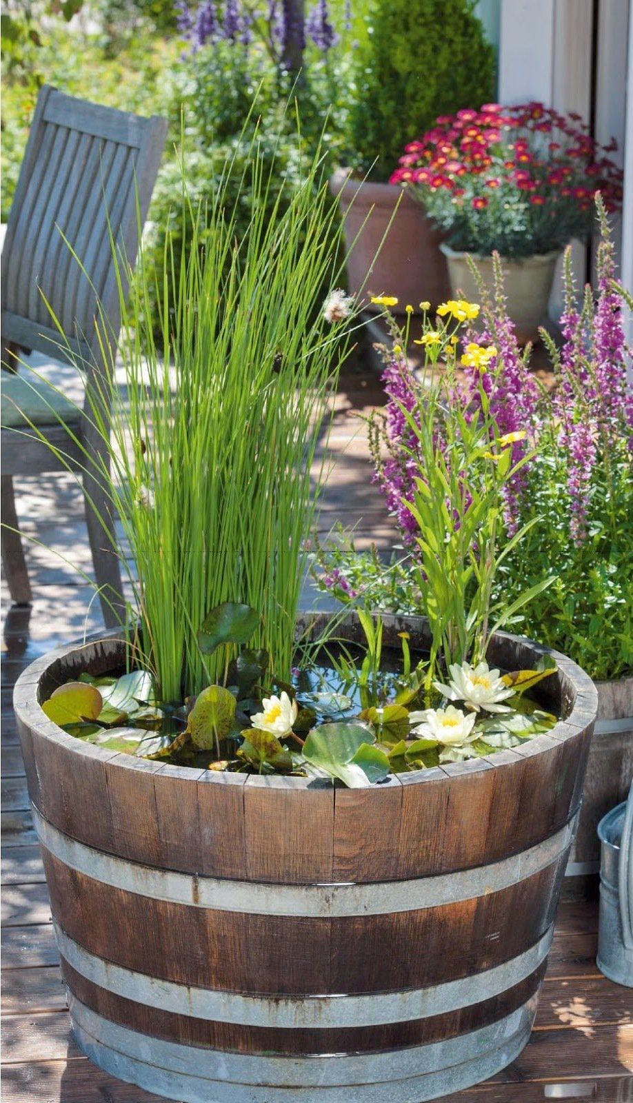 Gartenideen Zum Selber Bauen Schön Make Your Own Balcony Ideas A Mini Pond In the Pot