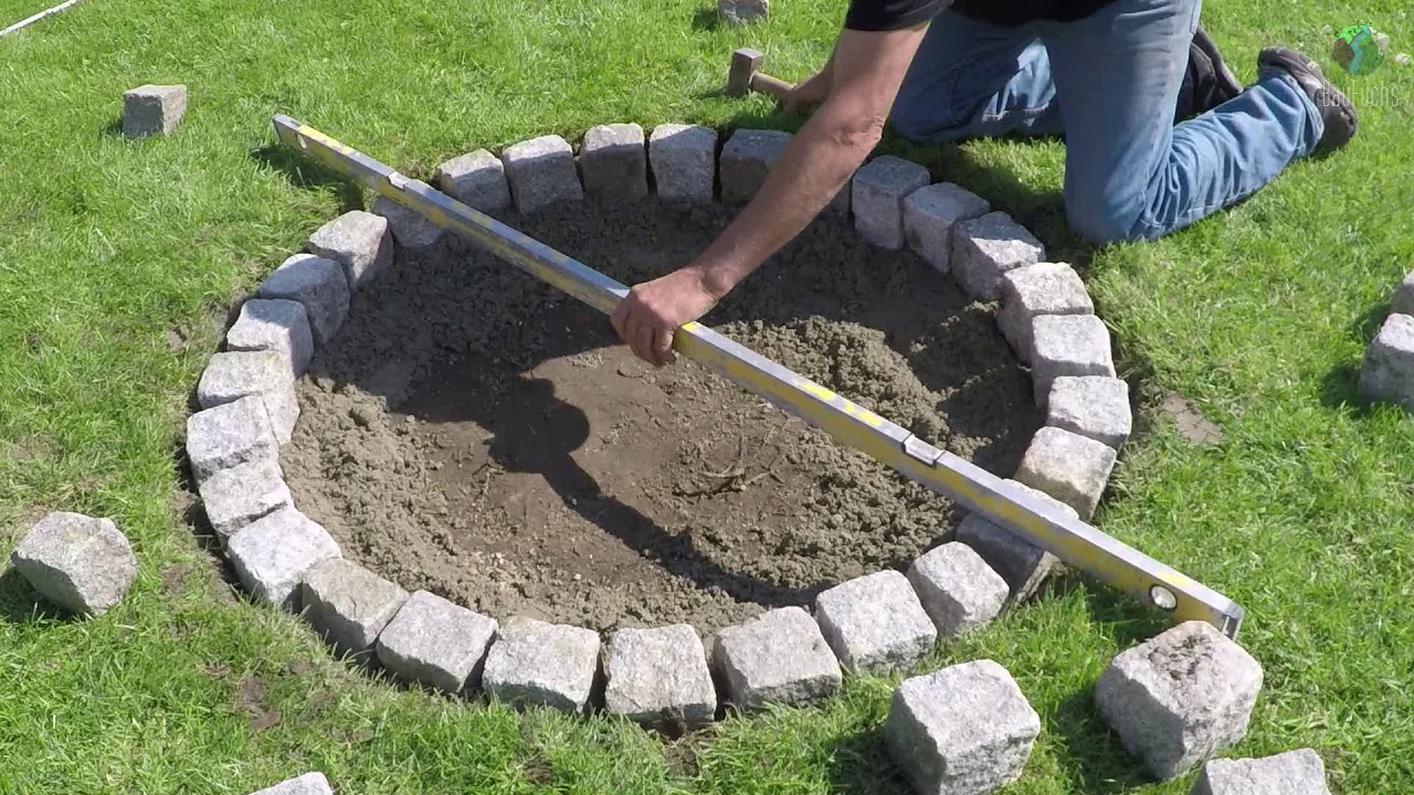 Gartenrand Gestalten Frisch Build Fireplace Yourself Natural Stone Fire Pit Make Wood Burn Campfire Backyard Spot