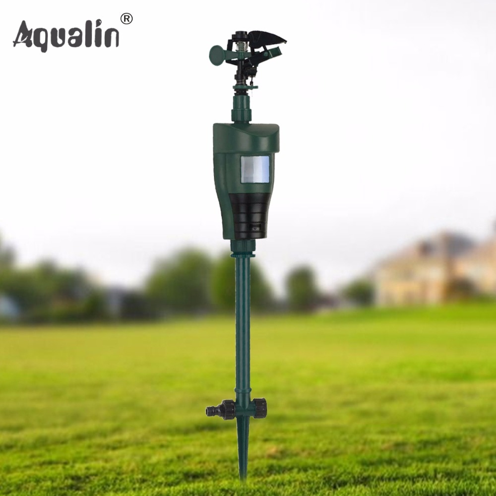 Animal Away Scarecrow Garden Pest Control Jet Spray Repellent Driving Small Animals Repellent Used Outdoor