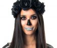Halloween Damen Schön Skeleton Flower Crown Image 1