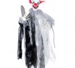 Halloween Deko Figuren Einzigartig Sich Bewegender Horror Clown Mit Messer