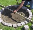 Dekoleiter Garten Einzigartig Build Fireplace Yourself Natural Stone Fire Pit Make Wood Burn Campfire Backyard Spot
