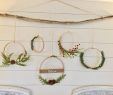 Dekoleiter Garten Genial Embroidery Hoop Wreath with Winter Holiday Greenery