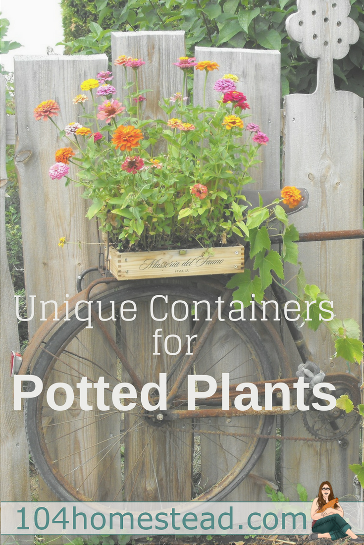 Gartendeko Fahrrad Elegant Container Gardening with Fun Planters to Suit Your Style