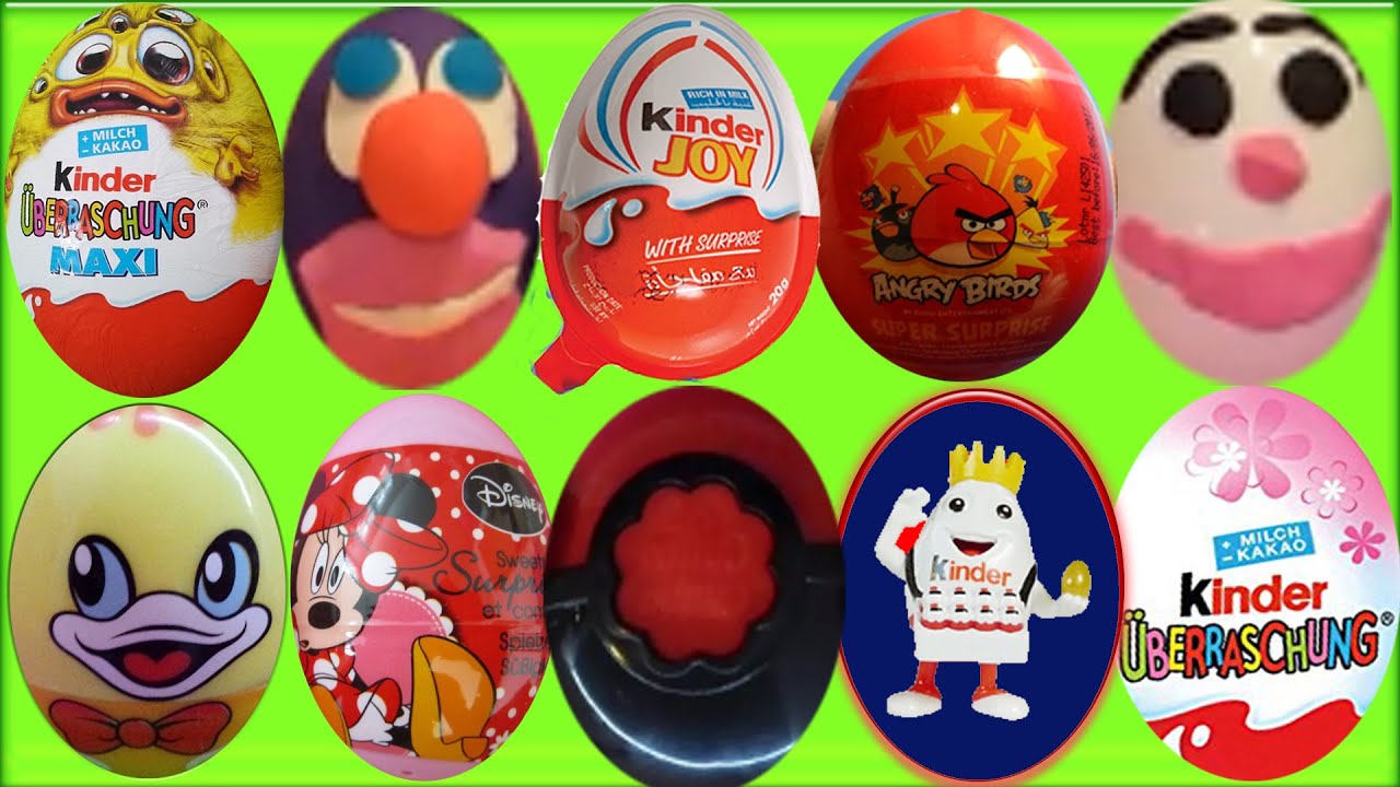 Halloween Kinderparty Inspirierend Kids Surprise Eggs"kinder Jaja"maxi Halloween 40 Years Anniversary Playdoh Egg Surprise Disney Eggs