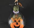 Halloween Klamotten Schön Vintage Halloween Folk Art Hand Painted Witch Gourd Figure