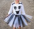 Halloween Kleid Schwarz Luxus Girl S Ghost Tutu Costume 2 Pcs Set
