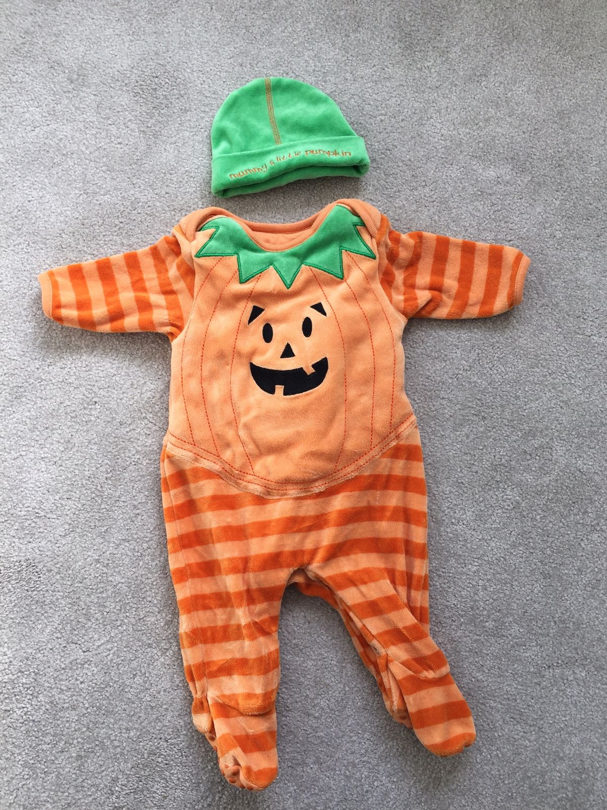 Halloween Kleidung Kinder Neu Mothercare Baby Pumpkin Halloween Costume