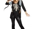 Halloween KostÃ¼m Damen Skelett Neu Festivalshop Voodoo Priestess top