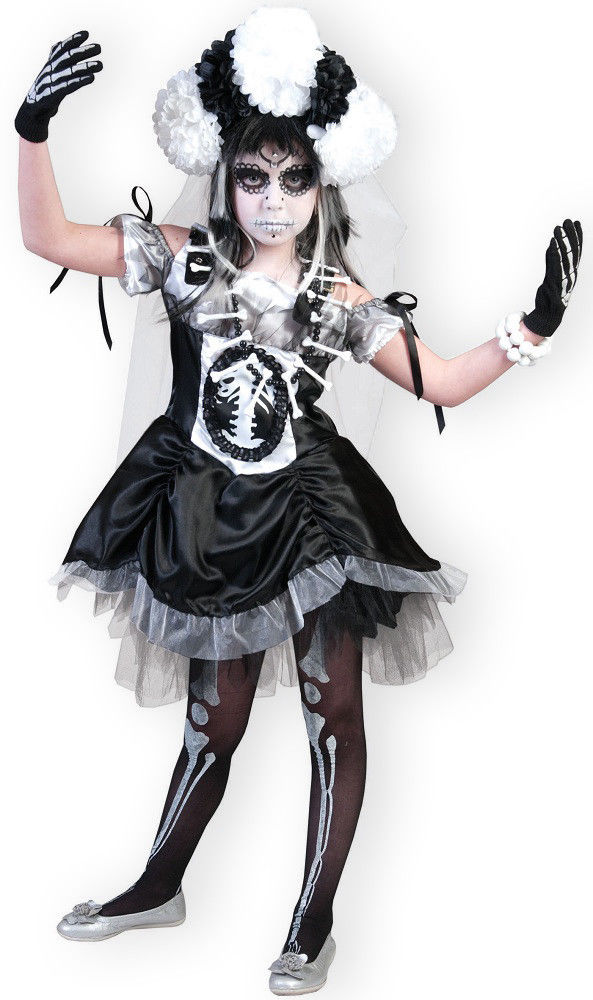 Halloween KostÃ¼m Geisterbraut Elegant Zombie Braut Kostüm Für Kinder Geisterbraut Gruseliges