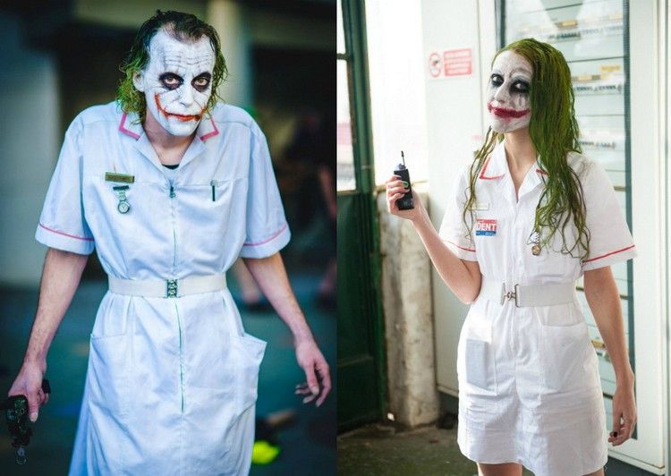 Halloween KostÃ¼m Krankenschwester Neu Joker Kostüm Selber Machen Ideen Für Kleidung Schminke