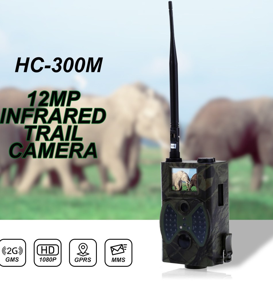 HC300M 12MP 940nm Night Vision Hunting Camera font b MMS b font Infrared Hunting Trail Camera