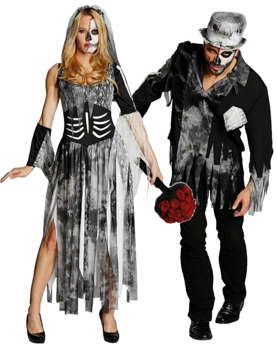 Halloween KostÃ¼me Herren Frisch Rub Damen O Herren Karneval Halloween Kostüm Zombie Braut