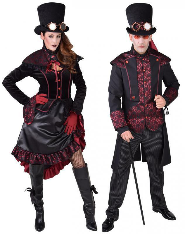 Halloween KostÃ¼me Herren Genial Barock Rokoko Kleid Kostüm Steampunk Herren Damen Gothic