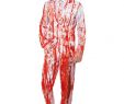 Halloween KostÃ¼me Herren Luxus Blutiger Anzug Für Herren Halloween Verkleidung Weiss Rot