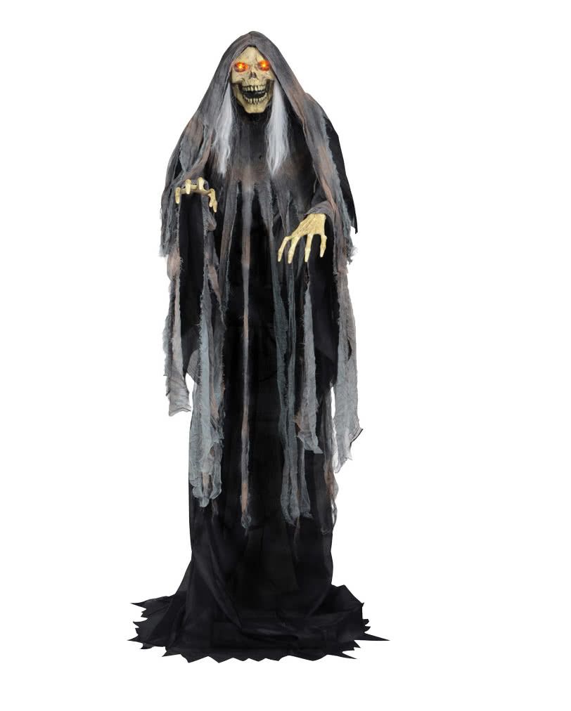 Halloween Masken Kaufen Elegant Sprechender Skelett Reaper Mit Bewegung