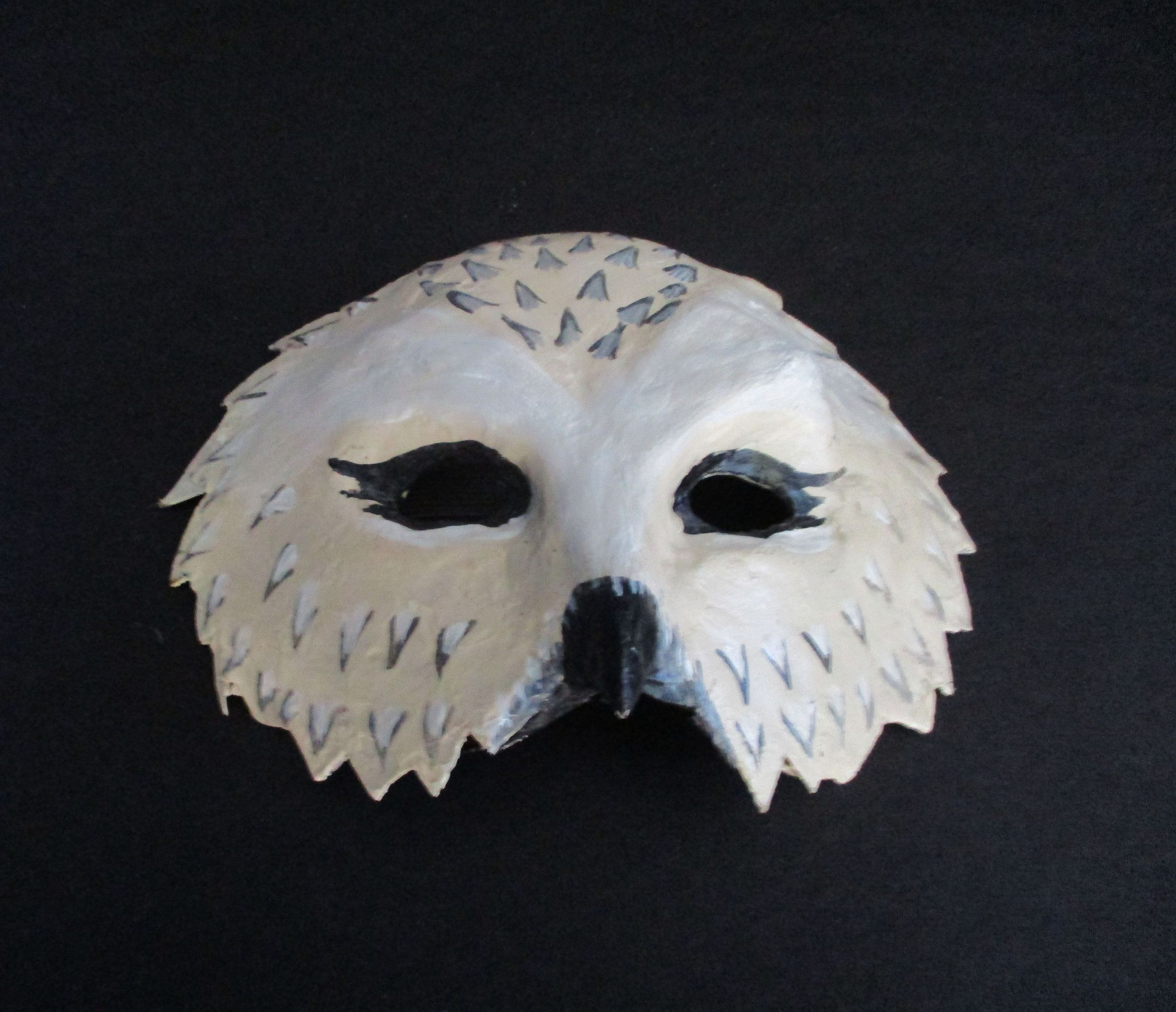 Halloween Masken Kaufen Inspirierend White Owl Mask Eagle Owl Owl Mask Bird Wearable Paper