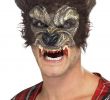 Halloween Masken Kaufen Schön Herren Werwolf Halb Gesichtsmaske Mit Fell Und Zähnen