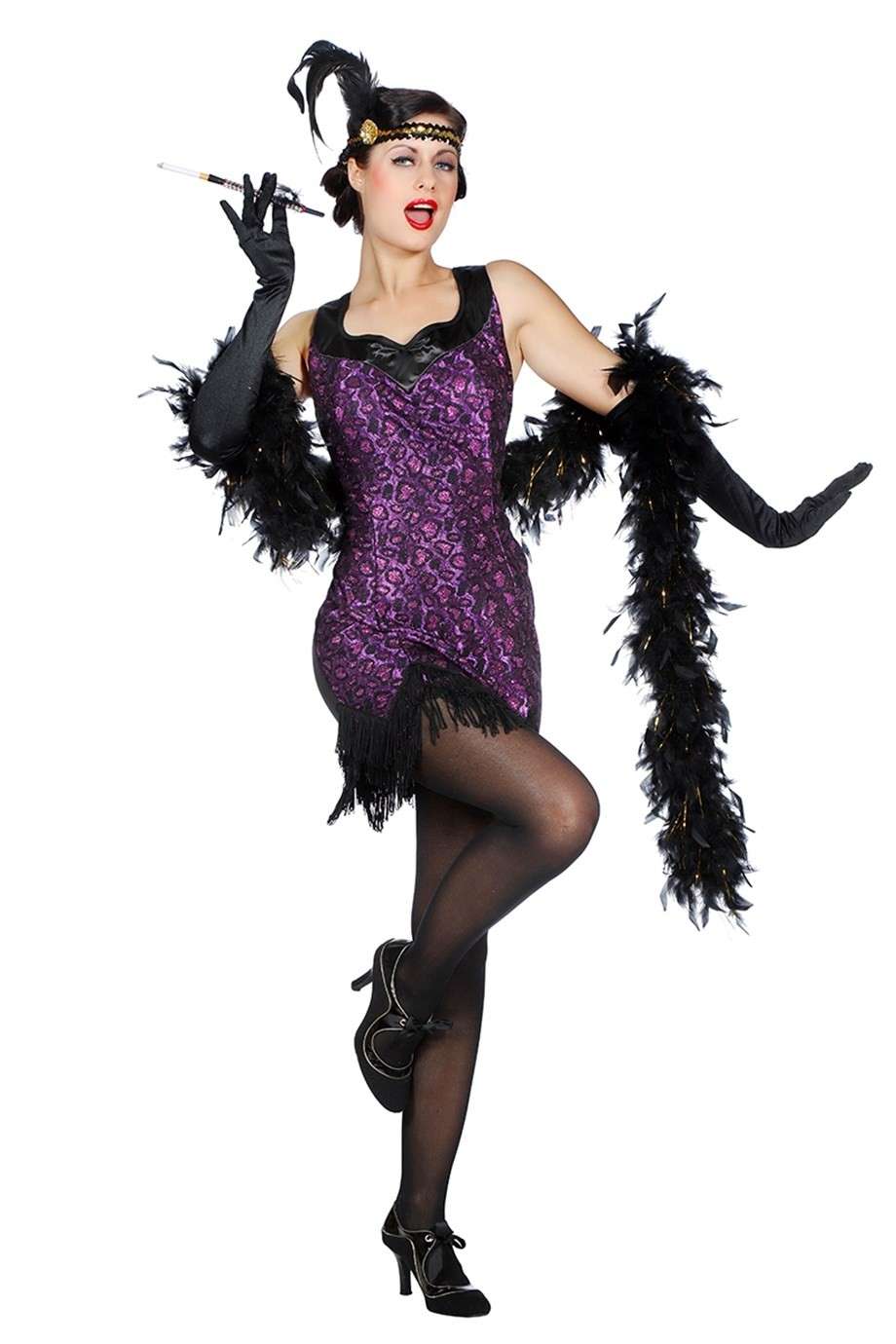 Halloween Outfit Damen Schön Purple Flapper Anna La S Costume