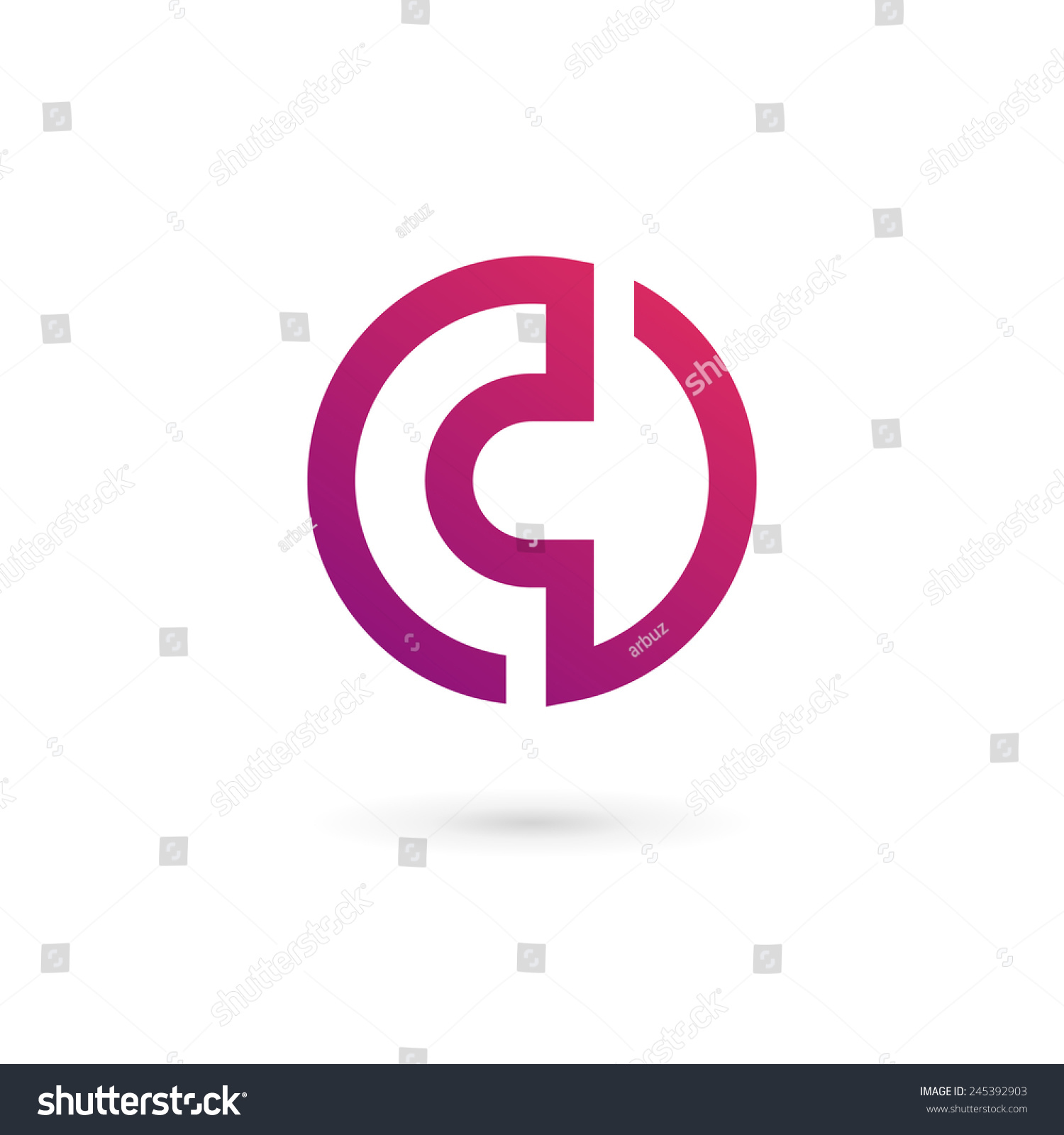 stock vector letter c logo icon design template elements