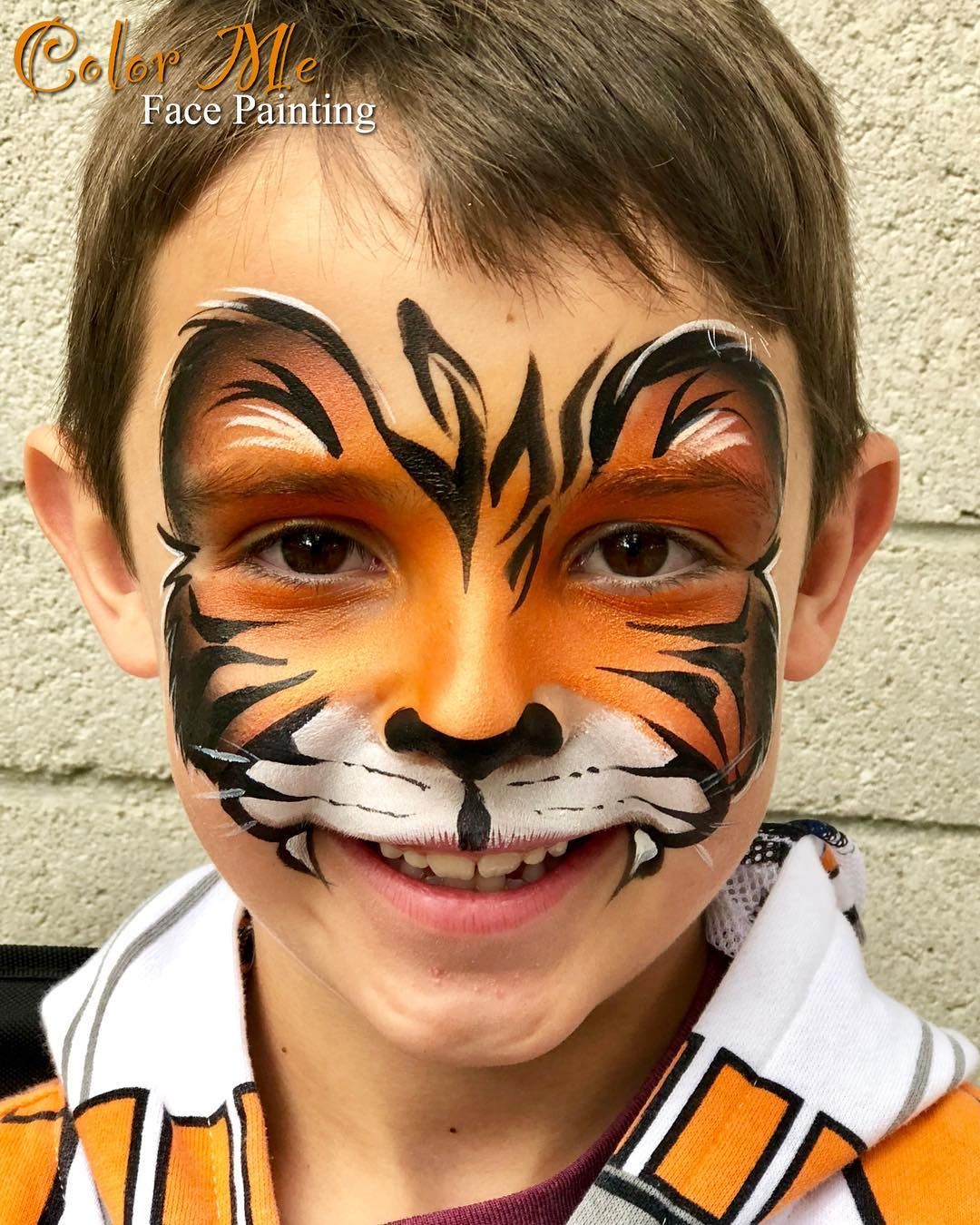 Halloween Schminke Best Of Such A Handsome Tiger Colormefacepainting Tiger