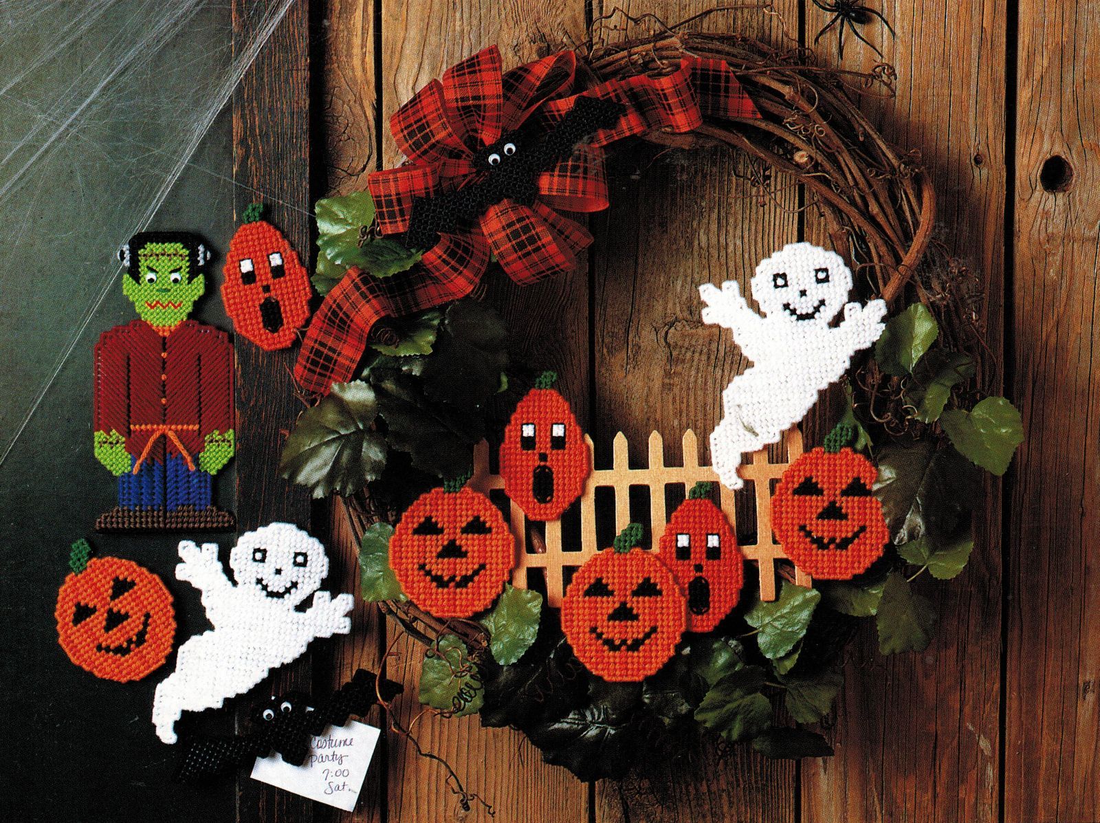 Halloween Schmuck Best Of Pumpkin Bat Ghost Haunted House Halloween Wreath Plastic
