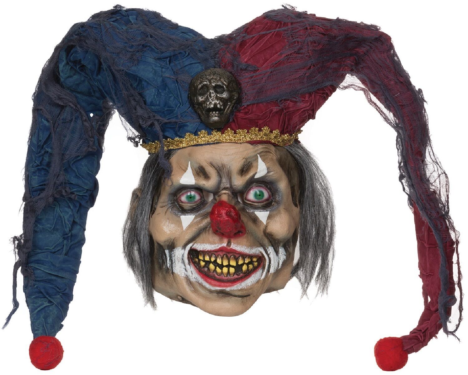 Halloween Skelett KostÃ¼m Schön Herren Gruselig Halloween Hofnarr Gummi Mit Kapuze Maske