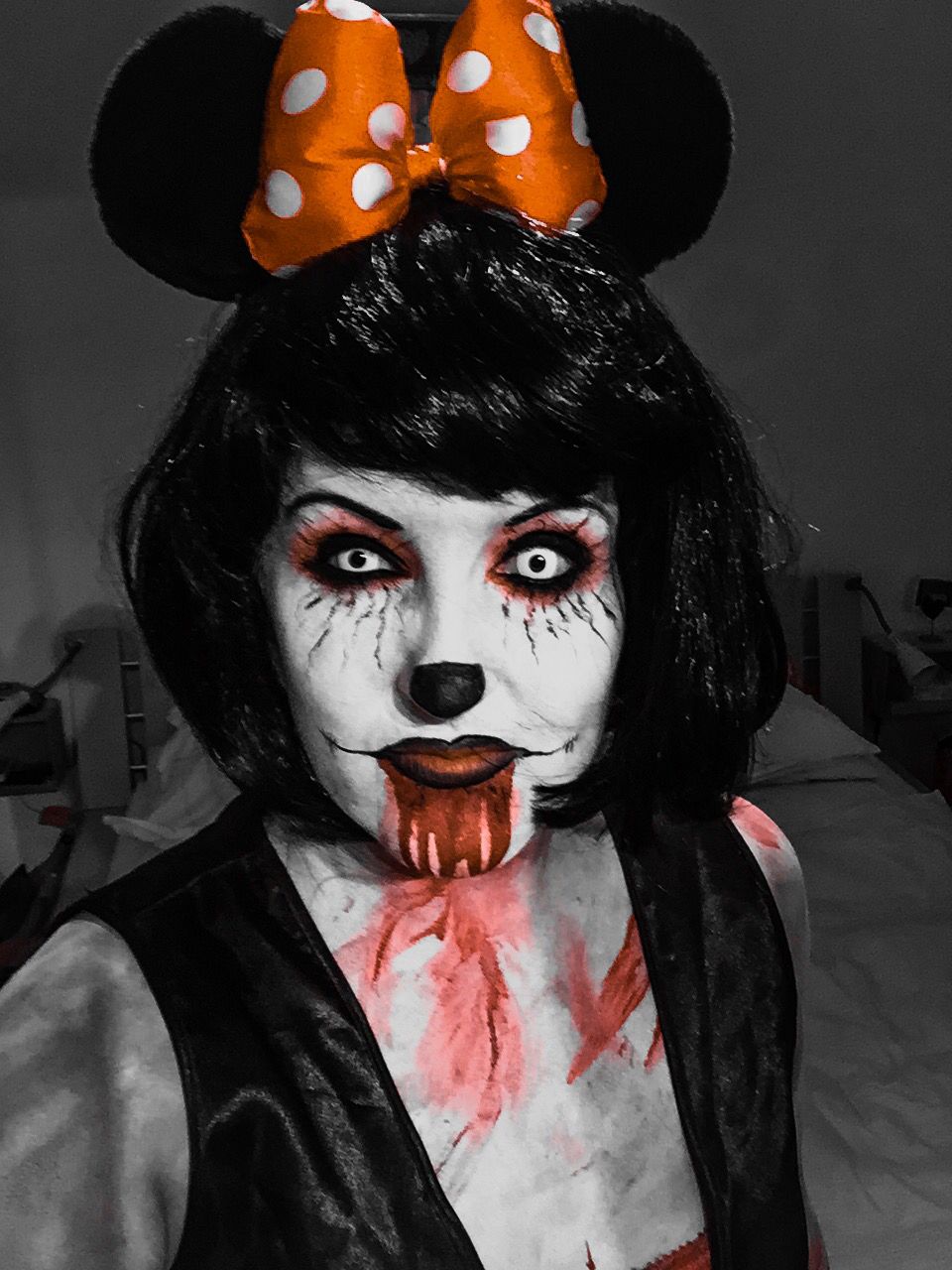 Halloween Verkleidung Damen Genial Horror Minnie Mouse