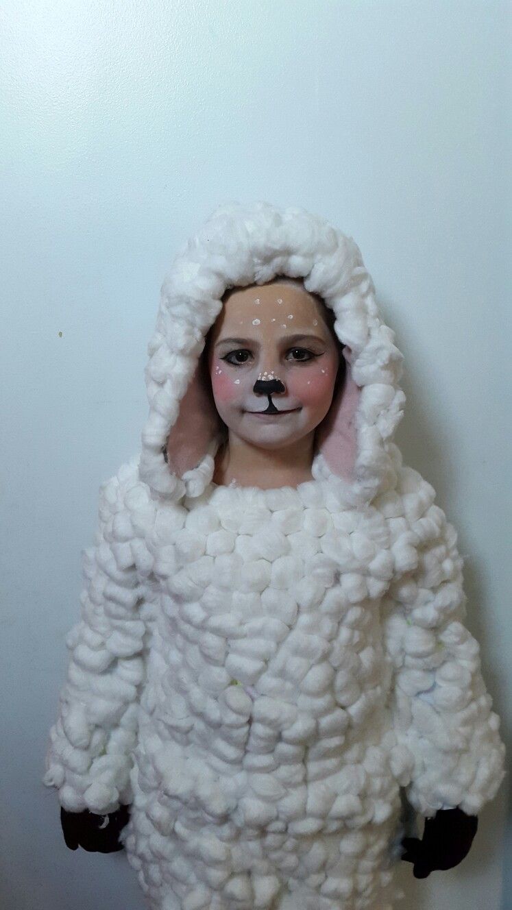 Halloween Verkleidung Kinder Elegant Halloween Lamb Sheep Facepaint