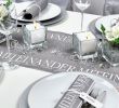 Hochzeit Deko Garten Inspirierend Tischdeko In Grau Mit Fellband Bei Tischdeko Shop
