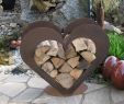 Holz Deko FÃ¼r DrauÃŸen Schön Herz Aus Metall Holz Regal Edel Rost Garten Terrasse