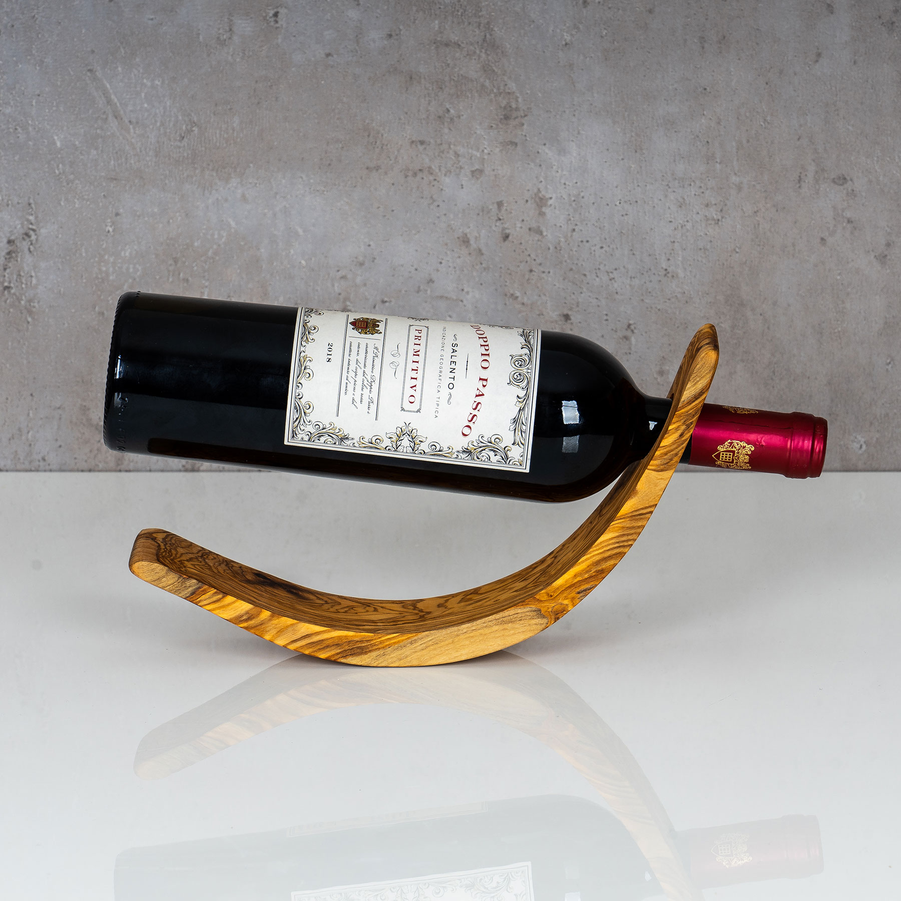 Holz Gartendeko Inspirierend Weinflaschenhalter Ca H28cm Olivenholz Weinhalter