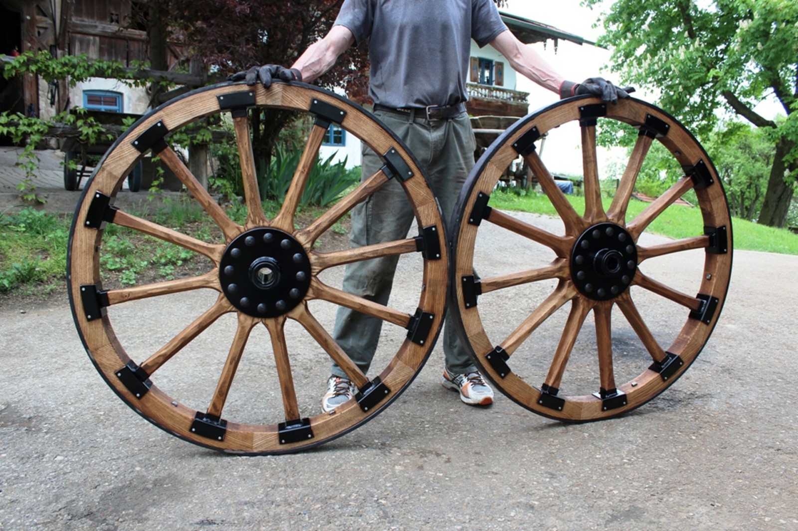 Holzwagenräder Einzigartig Wagenräder Kutschenräder Kanonenräder Aus Holz